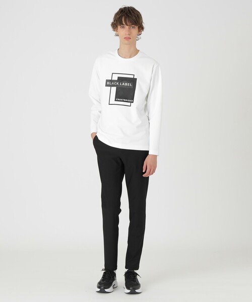 BLACK LABEL CRESTBRIDGE(ブラックレーベル・クレストブリッジ)の「【BLACK lab.】ロゴグラフィックカットソー(Tシャツ/カットソー・メンズ・レッド/オフホワイト/グレー系その他/ブラック・L/M/XL)」の5枚目の写真