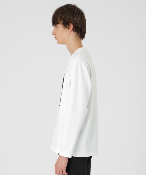 BLACK LABEL CRESTBRIDGE(ブラックレーベル・クレストブリッジ)の「【BLACK lab.】ロゴグラフィックカットソー(Tシャツ/カットソー・メンズ・レッド/オフホワイト/グレー系その他/ブラック・L/M/XL)」の6枚目の写真