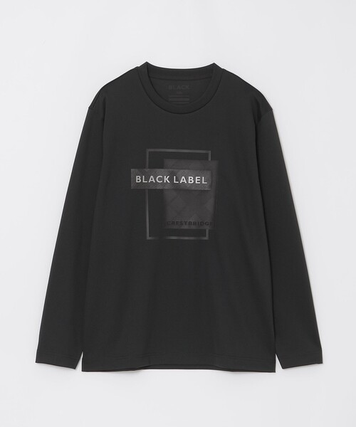 F.C.R.B. 長袖カットソー ブラック L BLACK lab.】ロゴグラフィックカットソー（Tシャツ/カットソー