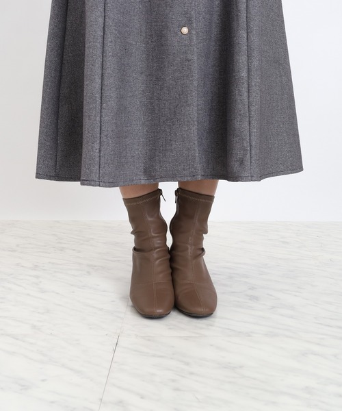 ASTORIA ODIER（アストリアオディール）の「サイドリボンバルーンスリーブワンピース（ワンピース・レディース・ブラック/ブラウン・MEDIUM/LARGE）」の22枚目の写真