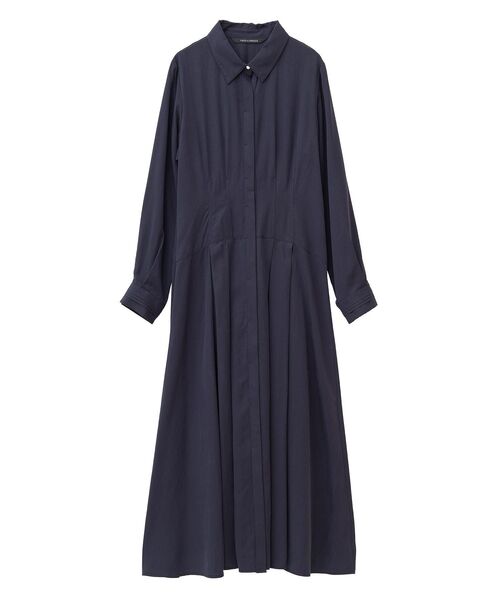 YECCA VECCA（イェッカヴェッカ）の「タックデザインシャツワンピース（シャツワンピース・レディース・ネイビー/キャメル/ボルドー・FREE）」の15枚目の写真