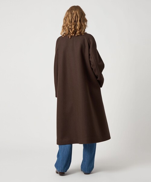 美品 Steven Alan スティーブンアラン ウールコート ロングコート M Steven Alan＞ウール カシミヤ テント ロング コート（ステン