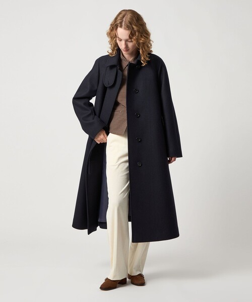 Steven Alan＞ウール カシミヤ テント ロング コート（ステン