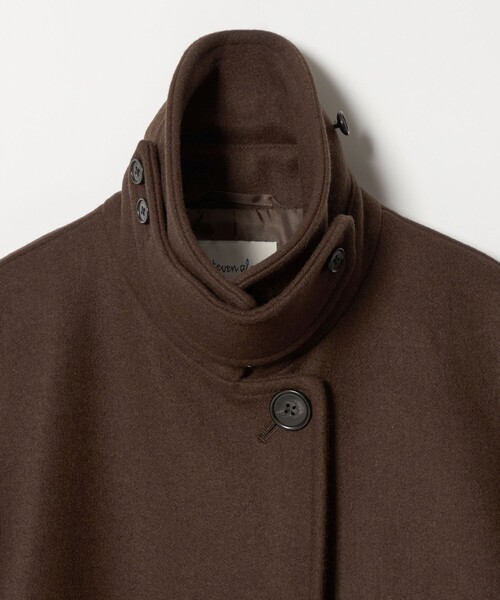 美品 Steven Alan スティーブンアラン ウールコート ロングコート M Steven Alan＞ウール カシミヤ テント ロング コート（ステン