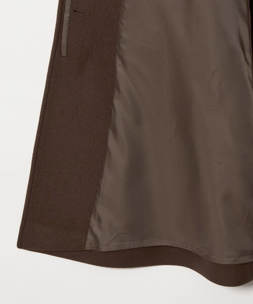 Steven Alan(スティーブンアラン)の「<Steven Alan>ウール カシミヤ テント ロング コート(ステンカラーコート・レディース・ネイビー/ダークブラウン・S/M/L)」の20枚目の写真