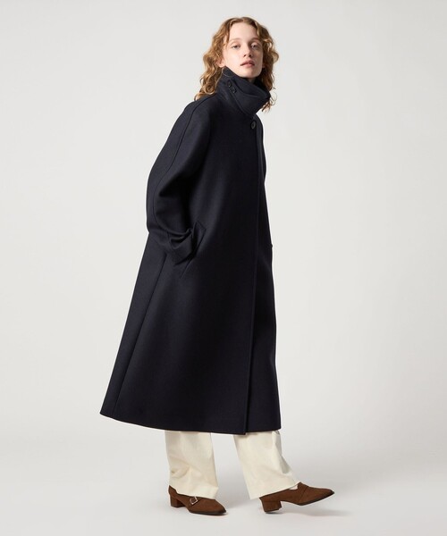 Steven Alan＞ウール カシミヤ テント ロング コート（ステンカラー