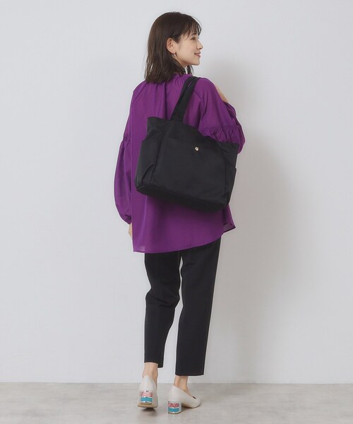 ITS'DEMO(イッツデモ)の「【9ポケット】軽量撥水A4トート(トートバッグ・レディース・ブルー/ベビーピンク/ダークグレー/ブラック・00)」の5枚目の写真