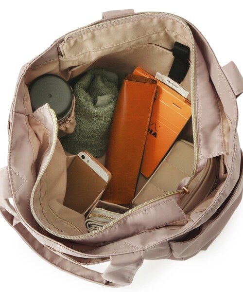 ITS'DEMO(イッツデモ)の「【9ポケット】軽量撥水A4トート(トートバッグ・レディース・ブルー/ベビーピンク/ダークグレー/ブラック・00)」の21枚目の写真