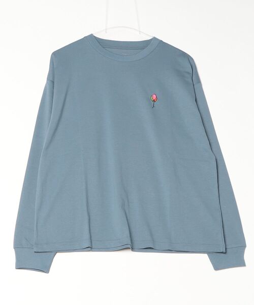 Disney（ディズニー）の「ディズニー  コットンロングTシャツ Pooh（Tシャツ/カットソー・レディース・ブラック/ブルーグレー/ホワイト・L/XL/S/M）」の3枚目の写真