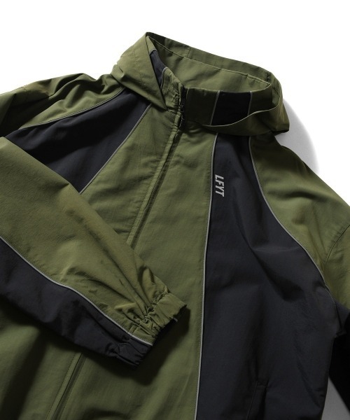 LFYT（エルエフワイティー）の「LFYT ラファイエット【Lafayette】- ナイロン トラック ジャケット【SUPPLEX NYLON TRACK JACKET LA251001】（ナイロンジャケット・メンズ・オリーブ系/ブラック・XL/L/XXL/M）」の15枚目の写真