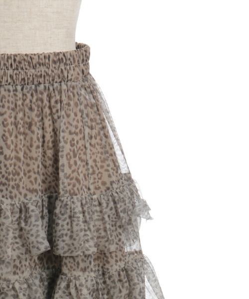 axes femme（アクシーズファム）の「ペチ付フリルチュールスカート（スカート・レディース・チャコール/ブラック/ブラウン・FREE）」の12枚目の写真