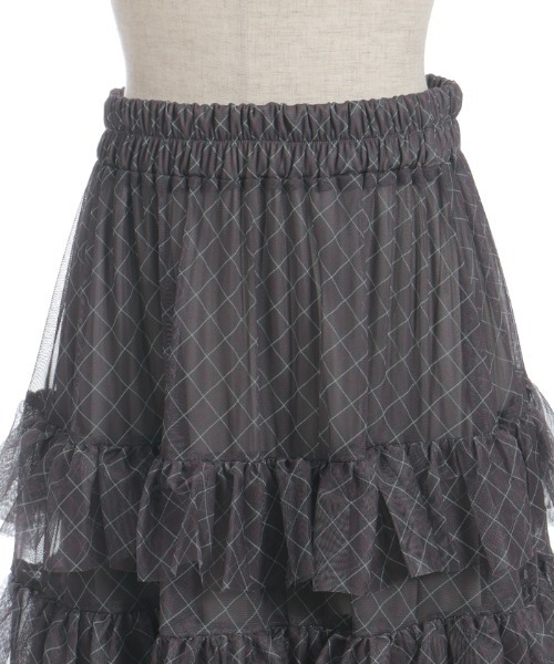 axes femme（アクシーズファム）の「ペチ付フリルチュールスカート（スカート・レディース・チャコール/ブラック/ブラウン・FREE）」の21枚目の写真