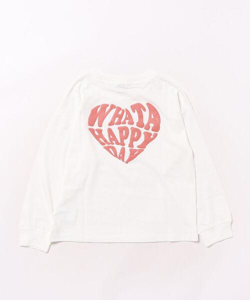 Right-on(ライトオン)の「VIVIAN BLUE(ヴィヴィアンブルー)【キッズ】ロゴデザイン長袖Tシャツ(Tシャツ/カットソー・キッズ・ダークグレー/ブラック/グリーン/ホワイト/オフホワイト・110/120/160/130/140/150)」の14枚目の写真