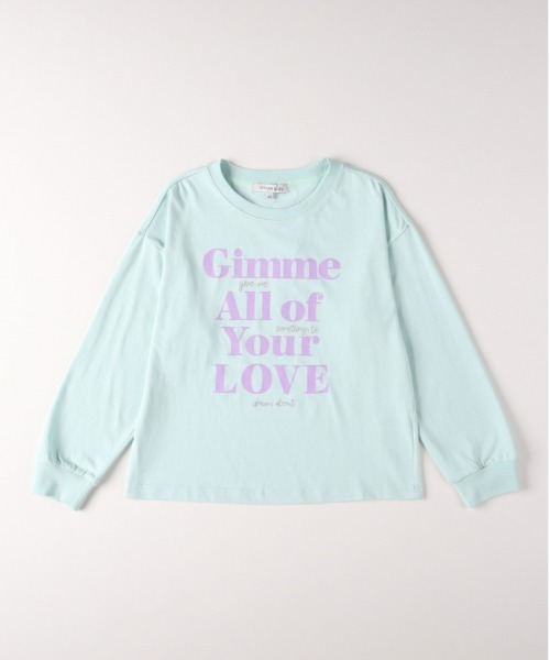 Right-on(ライトオン)の「VIVIAN BLUE(ヴィヴィアンブルー)【キッズ】ロゴデザイン長袖Tシャツ(Tシャツ/カットソー・キッズ・ダークグレー/ブラック/グリーン/ホワイト/オフホワイト・110/120/160/130/140/150)」の5枚目の写真