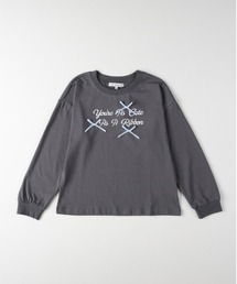 Right-on | VIVIAN BLUE(ヴィヴィアンブルー)【キッズ】ロゴデザイン長袖Tシャツ(Tシャツ/カットソー)