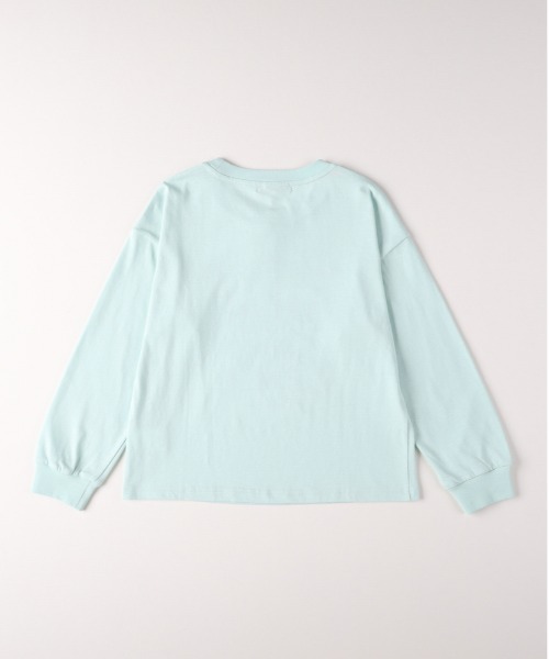 Right-on(ライトオン)の「VIVIAN BLUE(ヴィヴィアンブルー)【キッズ】ロゴデザイン長袖Tシャツ(Tシャツ/カットソー・キッズ・ダークグレー/ブラック/グリーン/ホワイト/オフホワイト・110/120/160/130/140/150)」の12枚目の写真