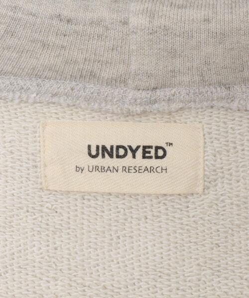 URBAN RESEARCH（アーバンリサーチ）の「UNDYED SWEAT F/Z PARKA（パーカー・メンズ・ライトグレー・3/4）」の8枚目の写真