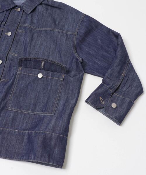 SENSE OF PLACE by URBAN RESEARCH(センスオブプレイスバイアーバンリサーチ)の「ルーズデニムジャケット(デニムジャケット・レディース・ワンウォッシュ/ブラック・ONE)」の17枚目の写真