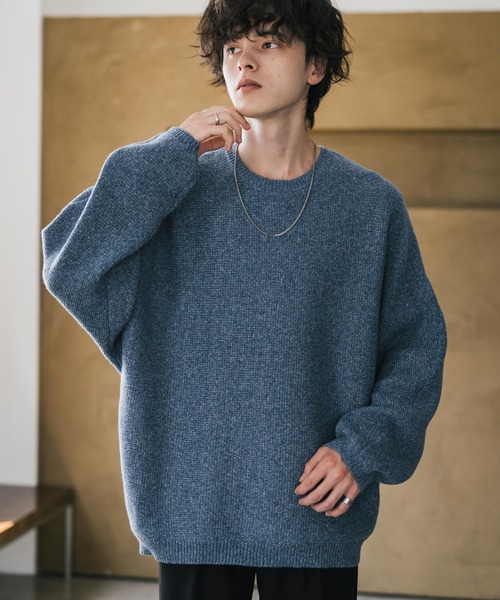 セール】オーバーサイズミラノリブドルマンニットセーター（ニット