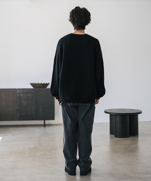 セール】オーバーサイズミラノリブドルマンニットセーター（ニット