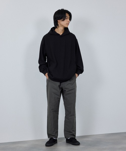 NAVY(ネイビー)の「NAVY 中綿キルトシャットパンツ【防風 撥水加工 ストレッチ】(その他パンツ・メンズ・グレー/ブラック・XL/L/M)」の9枚目の写真