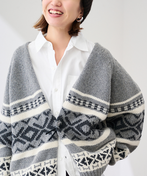 FRAMeWORK(フレームワーク)の「コットンロングシャツ(シャツ/ブラウス・レディース・ホワイト/サックスブルー/ブルー・FREE)」の1枚目の写真