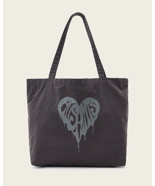 ALLSAINTS(オールセインツ)の「TRIP COTTON TOTE BAG | TRIPP コットン トート バッグ(トートバッグ・メンズ・ブラック系その他・ONE SIZE)」の1枚目の写真