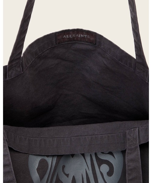 ALLSAINTS(オールセインツ)の「TRIP COTTON TOTE BAG | TRIPP コットン トート バッグ(トートバッグ・メンズ・ブラック系その他・ONE SIZE)」の3枚目の写真