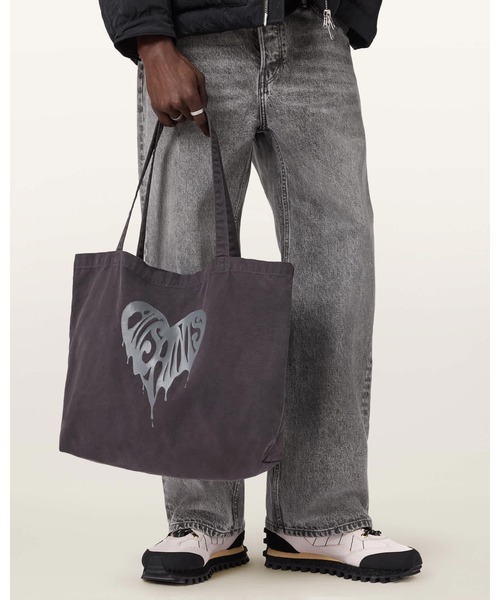 ALLSAINTS(オールセインツ)の「TRIP COTTON TOTE BAG | TRIPP コットン トート バッグ(トートバッグ・メンズ・ブラック系その他・ONE SIZE)」の4枚目の写真