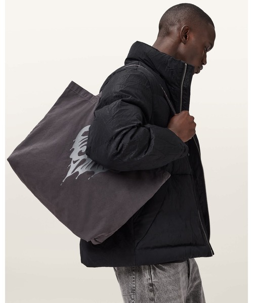 ALLSAINTS(オールセインツ)の「TRIP COTTON TOTE BAG | TRIPP コットン トート バッグ(トートバッグ・メンズ・ブラック系その他・ONE SIZE)」の6枚目の写真