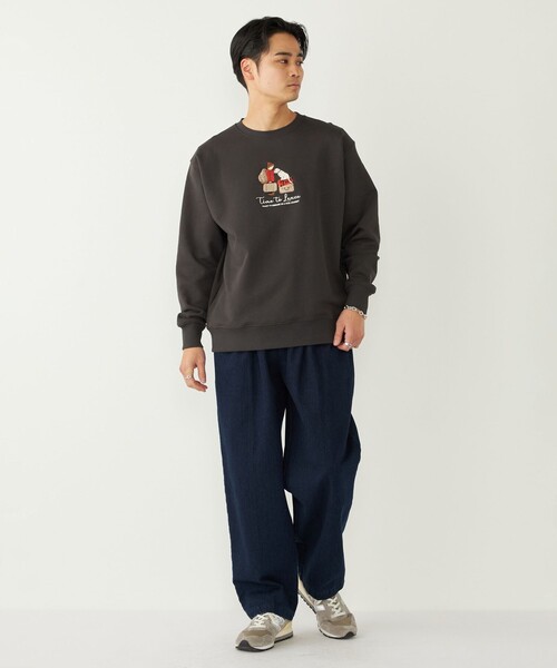 SHIPS Colors(シップス カラーズ)の「SHIPS Colors:エンブロイダリー スウェット◇(スウェット・メンズ・ダークグレー/ライトホワイト/ライトグレー/ブルー/ベージュ/ホワイト/チャコールグレー・MEDIUM/LARGE/X-LARGE)」の20枚目の写真