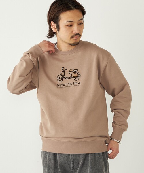 SHIPS Colors(シップス カラーズ)の「SHIPS Colors:エンブロイダリー スウェット◇(スウェット・メンズ・ダークグレー/ライトホワイト/ライトグレー/ブルー/ベージュ/ホワイト/チャコールグレー・MEDIUM/LARGE/X-LARGE)」の14枚目の写真
