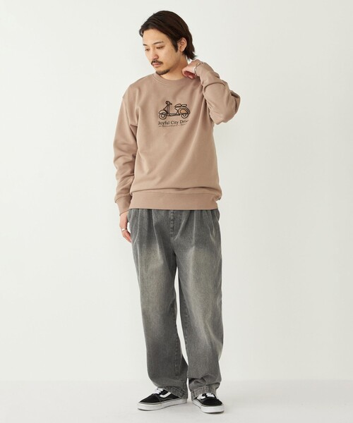 SHIPS Colors(シップス カラーズ)の「SHIPS Colors:エンブロイダリー スウェット◇(スウェット・メンズ・ダークグレー/ライトホワイト/ライトグレー/ブルー/ベージュ/ホワイト/チャコールグレー・MEDIUM/LARGE/X-LARGE)」の12枚目の写真