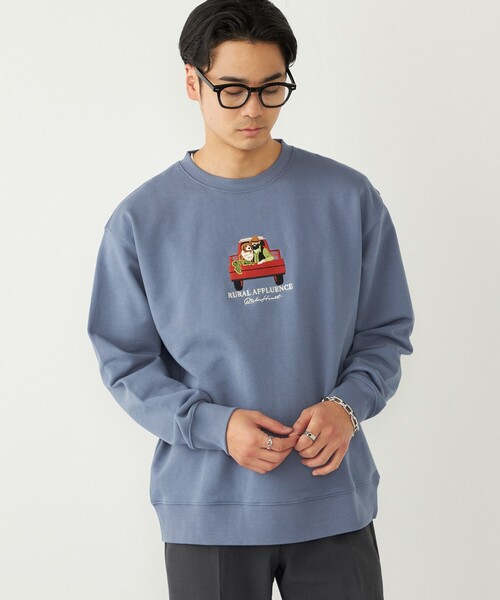SHIPS Colors(シップス カラーズ)の「SHIPS Colors:エンブロイダリー スウェット◇(スウェット・メンズ・ダークグレー/ライトホワイト/ライトグレー/ブルー/ベージュ/ホワイト/チャコールグレー・MEDIUM/LARGE/X-LARGE)」の11枚目の写真