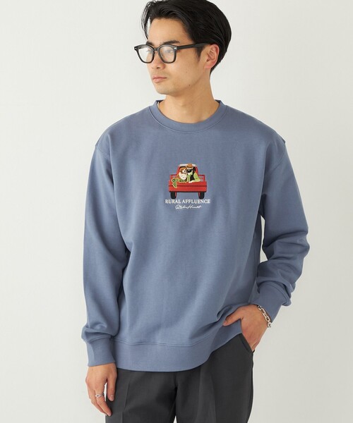SHIPS Colors(シップス カラーズ)の「SHIPS Colors:エンブロイダリー スウェット◇(スウェット・メンズ・ダークグレー/ライトホワイト/ライトグレー/ブルー/ベージュ/ホワイト/チャコールグレー・MEDIUM/LARGE/X-LARGE)」の10枚目の写真