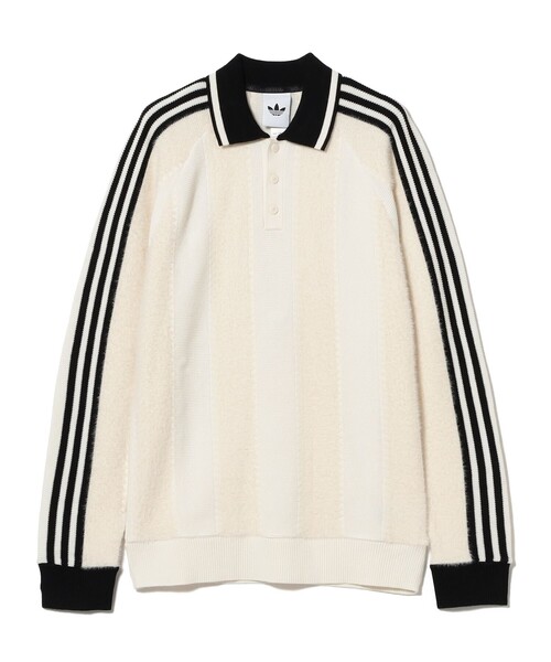 adidas(アディダス)の「adidas / Premium Knit Jersey(ニット/セーター・メンズ・オフホワイト/ブラック・M/XL/L)」の3枚目の写真