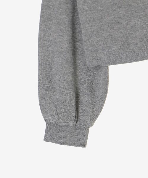 MAJESTIC LEGON(マジェスティックレゴン)の「フリルワンショル肩リボンニット(ニット/セーター・レディース・ピンク/グレー/アイボリー/ブラック・MEDIUM)」の16枚目の写真