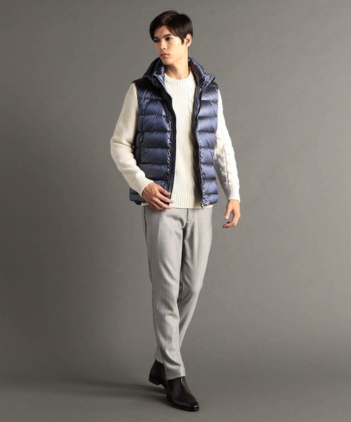 セール】【ex/tra】Olmetex プレミアムシャイニーダウンベスト（ダウン
