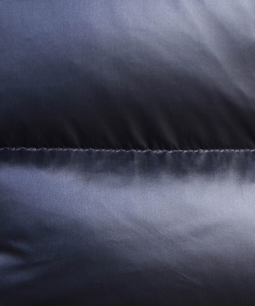 MONSIEUR NICOLE（ムッシュニコル）の「【ex/tra】Olmetex プレミアムシャイニーダウンベスト（ダウンベスト・メンズ・ブラック/ブルーグレー・MEDIUM/LARGE）」の15枚目の写真