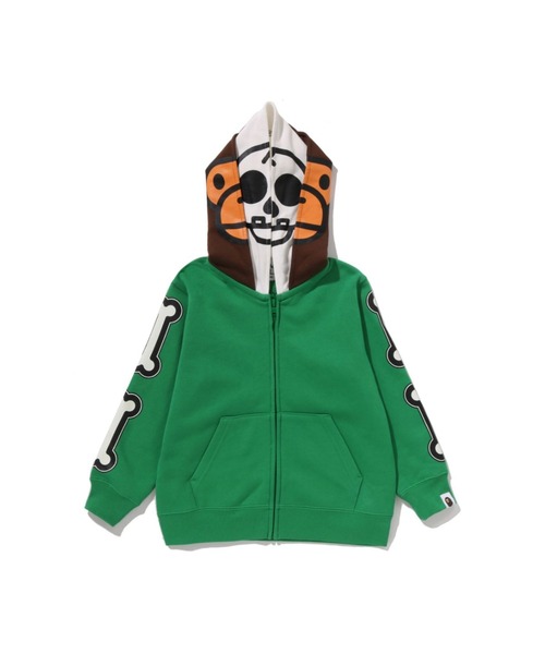 BAPE Nintendo マリオ マイロ フルジップパーカー xs ブラック baby