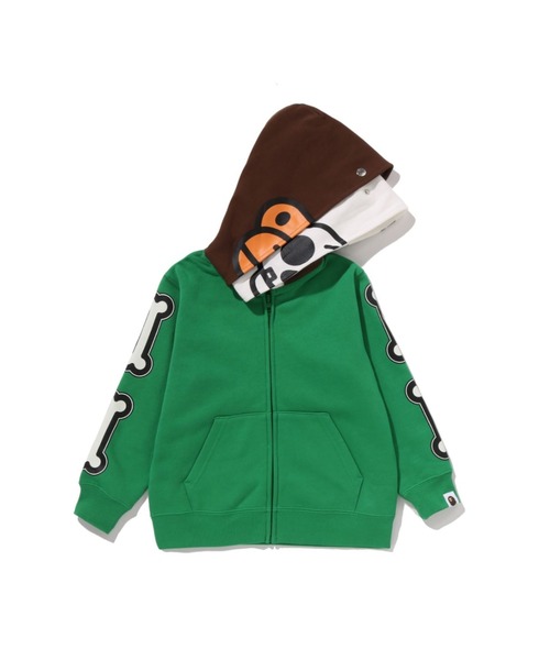 BABY MILO キャラクター柄パーカー Lサイズ A BATHING APE（アベイシングエイプ） パーカー ABC CAMO BABY MILO