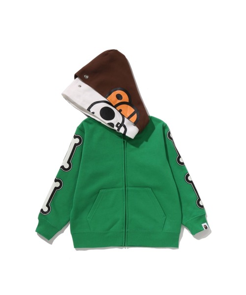 A BATHING APE（アベイシングエイプ）の「BABY MILO SKULL ZIP DOUBLE
