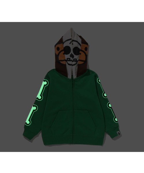 A BATHING APE（アベイシングエイプ）の「BABY MILO SKULL ZIP DOUBLE