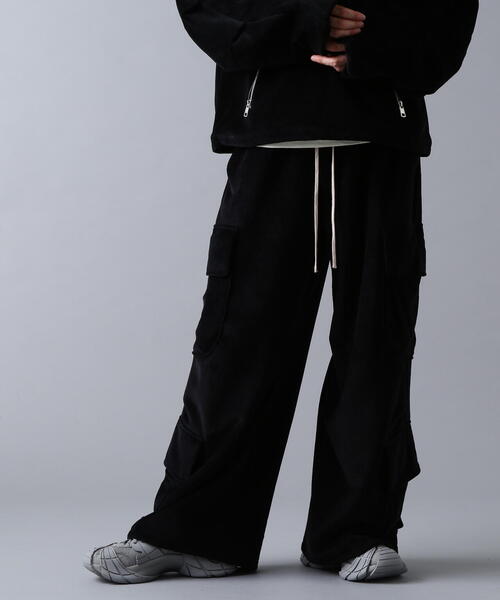 DankeSchon/ダンケシェーン/WFACE VELOUR FLARE CARGO PANTS【公式通販】