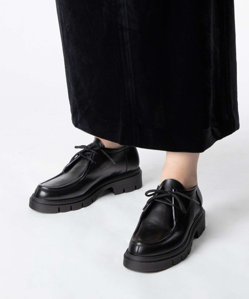 CORSO ROMA，9（コルソローマ）の「CORSO ROMA 9 OLGA 381 Tyrolean shoes コルソローマ オルガ チロリアン シューズ モカシン（モカシン/デッキシューズ・レディース・ブラック・37/39/38/36）」の16枚目の写真