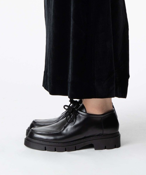 CORSO ROMA，9（コルソローマ）の「CORSO ROMA 9 OLGA 381 Tyrolean shoes コルソローマ オルガ チロリアン シューズ モカシン（モカシン/デッキシューズ・レディース・ブラック・37/39/38/36）」の17枚目の写真
