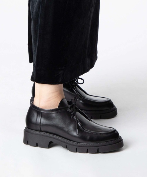 CORSO ROMA，9（コルソローマ）の「CORSO ROMA 9 OLGA 381 Tyrolean shoes コルソローマ オルガ チロリアン シューズ モカシン（モカシン/デッキシューズ・レディース・ブラック・37/39/38/36）」の18枚目の写真
