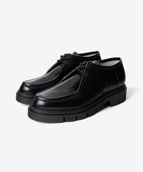 CORSO ROMA，9（コルソローマ）の「CORSO ROMA 9 OLGA 381 Tyrolean shoes コルソローマ オルガ チロリアン シューズ モカシン（モカシン/デッキシューズ・レディース・ブラック・37/39/38/36）」の4枚目の写真