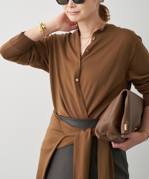 FF30 TODAY クルーネック カーディガン（ニット/セーター）｜Deuxieme