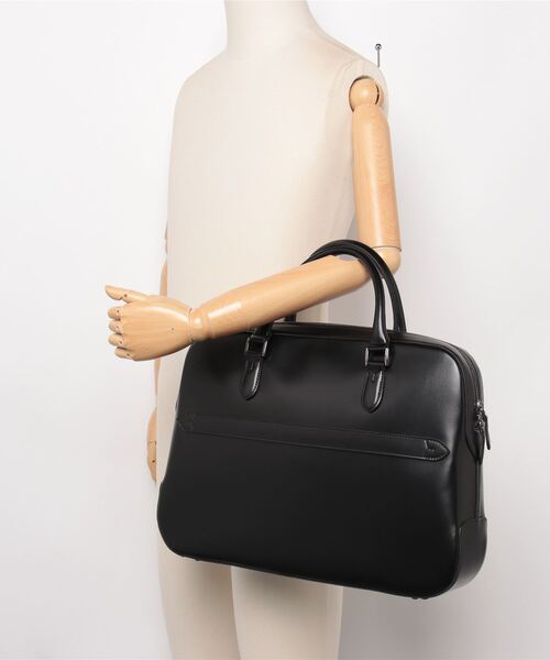 PELLE MORBIDA(ペッレモルビダ)の「Capitano(キャピターノ) CA401-ブリーフバッグ(1室タイプ)(ショルダーバッグ・メンズ・ブラック・FREE)」の16枚目の写真